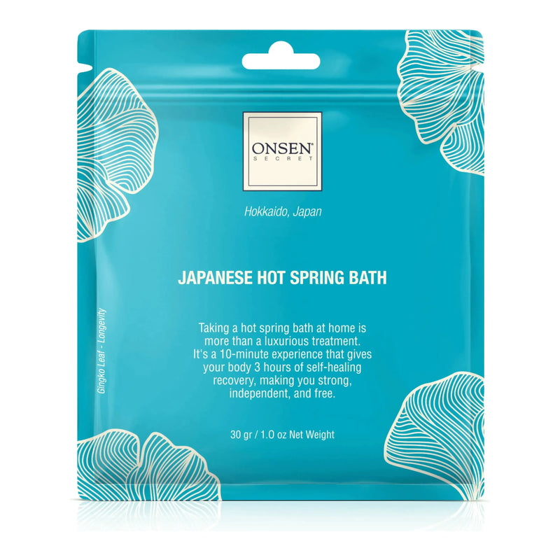 Onsen Secret Body Reboot Kit Body Care Kits Light Sea Green 135ml Hand Cream + 3 Pack Hot Spring Mineral Bath
