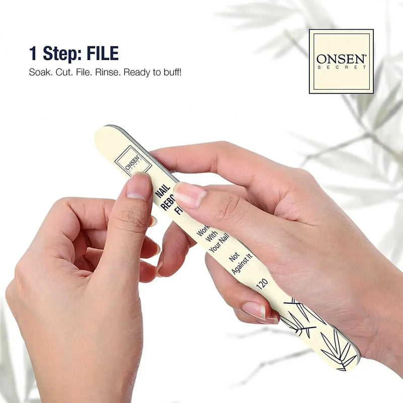 Onsen Secret Complete Nail Reboot Kit Nail Kit Tan Nail Reboot Kit