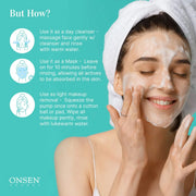 Onsen Secret Nourishing Facial Milk Cleanser Cleansers Medium Aquamarine 150ml