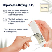 Onsen Secret Nail Reboot Buffer Nail Care Wheat 1 Buffer,2 Buffers,3 Buffers