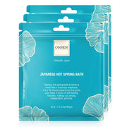 Onsen Secret Body Reboot Kit Body Care Kits Light Sea Green 135ml Hand Cream + 3 Pack Hot Spring Mineral Bath
