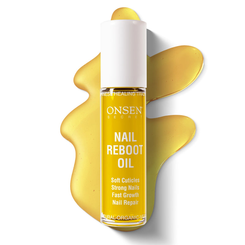 Onsen Secret Nail Reboot Oil Nail Care White Smoke 35ml,10ml,2 x 35ml,2 x 10ml