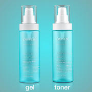 Onsen Secret Cleanse & Tone Duo Cleansers Kits Medium Aquamarine 150ml Aloe Gel Cleanser + Clean & Toner