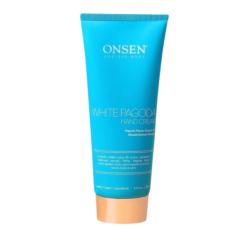 Onsen Secret White Pagoda Hand Cream Hand Cream Black 135ml