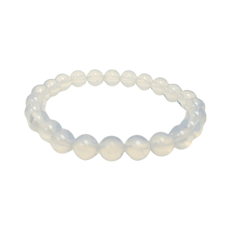 ZAQ Skin & Body Opal Bracelet - loyalty and faithfulness Light Gray 6mm,8mm,10mm