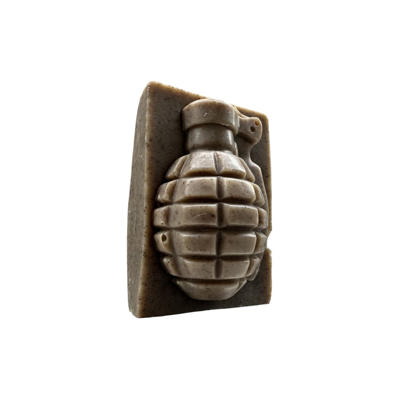 kbarsoapco Opha Mae Natural Grenade Soap (Lavender, Exfoliant, Oatmeal) Dark Slate Gray