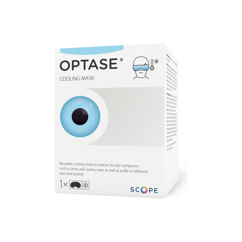 Optase Optase Cooling Eye Mask - For Eye Inflammation Relief Eye Care White Smoke