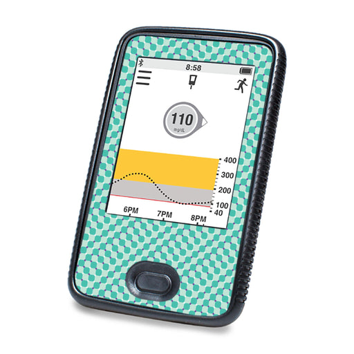 Peelz Optical Illusion DEXCOM G6 Touchscreen Receiver Peelz/Stickers White Smoke