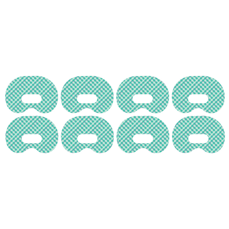 Peelz Optical Illusion Medtronic Guardian Connect Patch Tape - Pump Peelz Patch Medical Tape Medium Aquamarine 4-Pack Medtronic CGM Tape