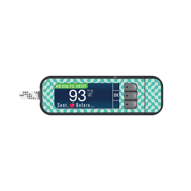 Peelz Optical Illusion Sticker for Bayer Contour Next Glucometer Peelz/Stickers White Smoke