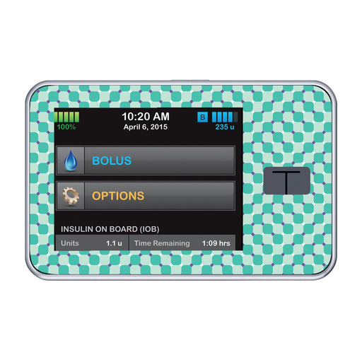 Peelz Optical Illusion Sticker for Tandem t:slim Peelz/Stickers Black