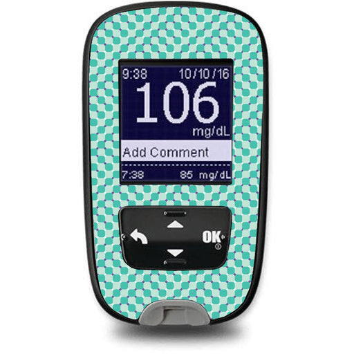 Peelz Optical Illusion Sticker for the Accu-Chek Guide Glucometer Peelz/Stickers White Smoke