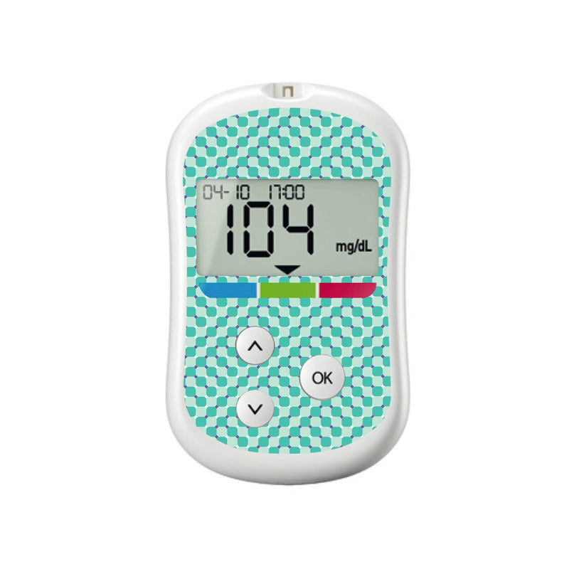 Peelz Optical Illusion for OneTouch Verio Flex Glucometer Peelz/Stickers White Smoke