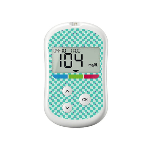 Peelz Optical Illusion for OneTouch Verio Flex Glucometer Peelz/Stickers White Smoke