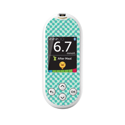 Peelz Optical Illusion for OneTouch Verio Reflect Glucometer Peelz/Stickers White Smoke