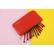 Prolux Cosmetics Deluxe Red Makeup Brush Set Thistle