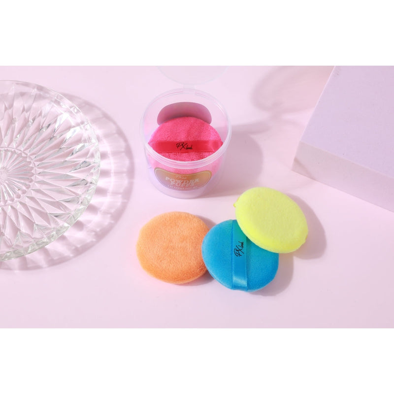 Prolux Cosmetics 5pc Powder Puff Set Powder Puffs Lavender