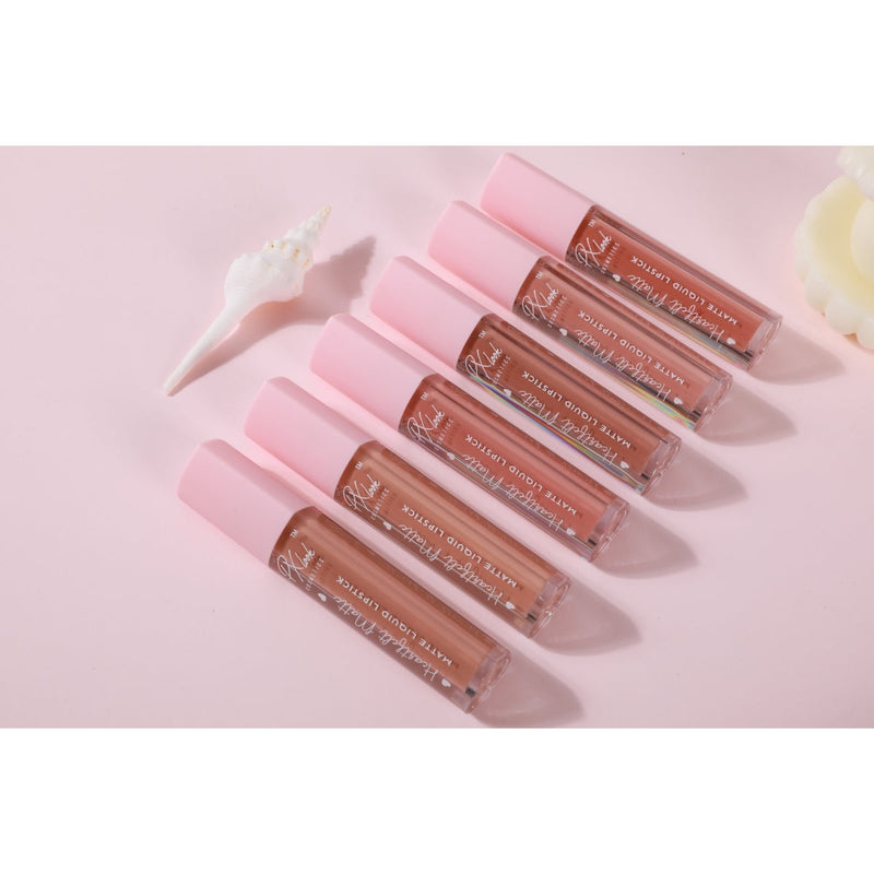 Prolux Cosmetics Heartfelt Matte Liquid Lipstick Lipstick Thistle 01,02,03,04,05,06