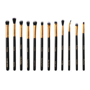 Prolux Cosmetics Deluxe Gold Brush Set Brush Set White Smoke