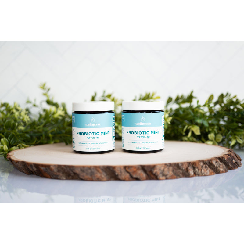 Wellnesse Oral Probiotics - 2 Pack Light Gray