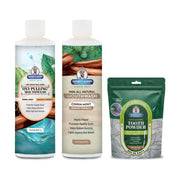 Garner's Garden Oral Care Package | Trio | H2O2 | Fluoride Free Packages White Smoke Reduced Cinnamint / 2 oz Organic Tooth Powder