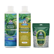 Garner's Garden Oral Care Package | Trio | H2O2 | Fluoride Free Packages White Smoke Regular Lemongrassmint / 2 oz Organic Tooth Powder