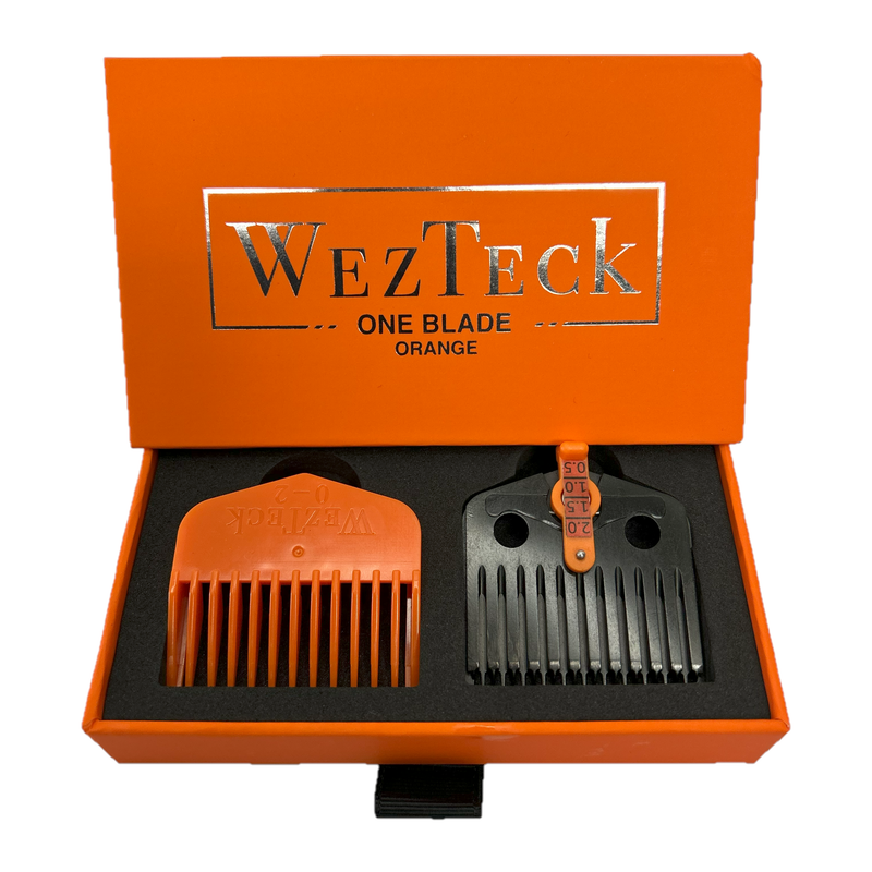WezTeck NEW V.2 WezTeck One Blade Razor Black Orange