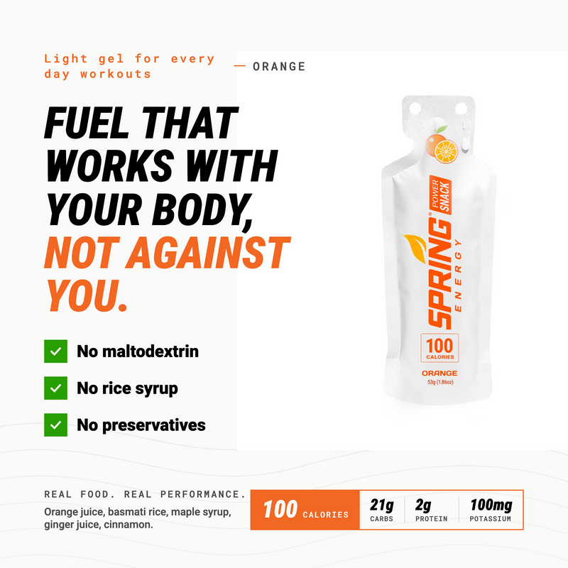myspringenergy Orange - Power Snack (Vegan) 100 Kcal Power Snack White Smoke 1 qty,20 pack