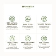 OrganHerb OrganHerb Organic Comfrey Salve (Gavez) 4 oz - A Natural, Unscented Balm for Muscles, Joints, and Skin Support Organic Salves White Smoke