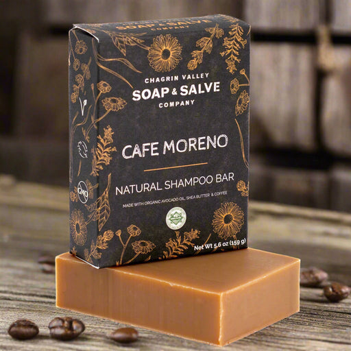 Chagrin Valley Soap & Salve Shampoo Bar: Cafe Moreno Shampoo Bar Dark Slate Gray Full Bar 5.6 oz