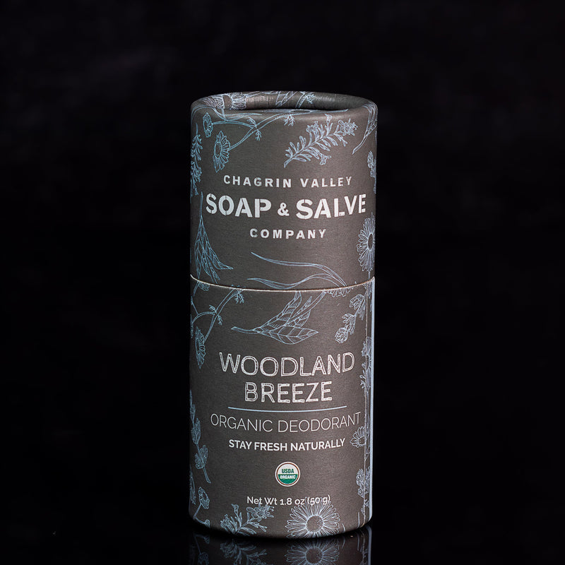Chagrin Valley Soap & Salve Deodorant: Stick Woodland Breeze Deodorant Black Net Wt 1.8 oz (50 g)