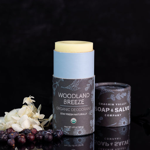 Chagrin Valley Soap & Salve Deodorant: Stick Woodland Breeze Deodorant Black Net Wt 1.8 oz (50 g)