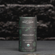Chagrin Valley Soap & Salve Dry Shampoo: Dark Hair Fresh Mint Dry Shampoo Dark Slate Gray 2.2 oz net wt