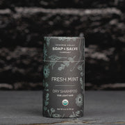 Chagrin Valley Soap & Salve Dry Shampoo: Light Hair Fresh Mint Dry Shampoo Dark Slate Gray 2.2 oz net wt