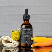 Chagrin Valley Soap & Salve Facial Oil: Facial Cleansing Oil Makeup Remover Facial Cleansers and Moisturizers Dark Gray 2 fl oz Bottle