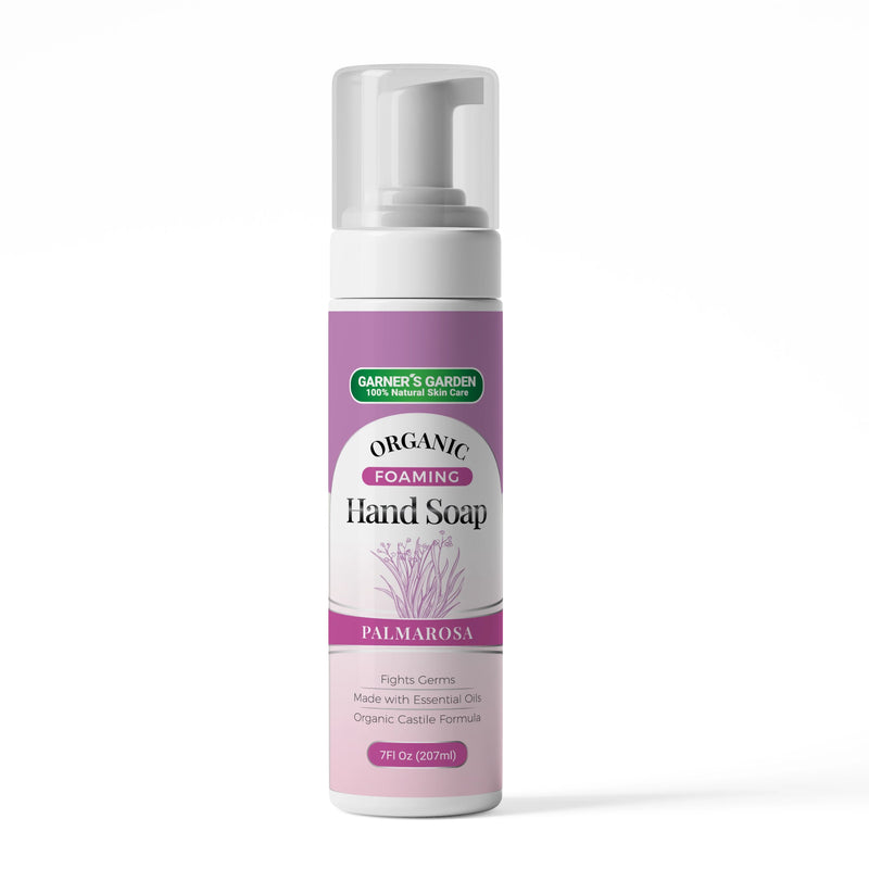 Garner's Garden Organic Hand Soap Soap Light Gray Organic Hand Soap Palmarosa