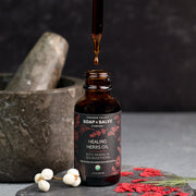 Chagrin Valley Soap & Salve Tamanu & Sea Buckthorn Healing Herbal Serum Body Oil Black 1 fl oz Bottle