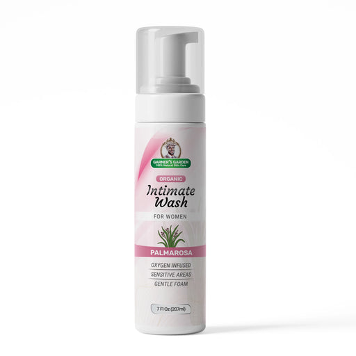 Garner's Garden Organic Intimate Wash For Women | Foaming | H₂O₂ Intimate Wash Lavender Palmarosa / 1.7 oz (travel),Palmarosa / 7 oz (Recommended),Palmarosa / 8oz Refill (foamer NOT included),Palmarosa / 1.7oz Foamer + 8oz Refill