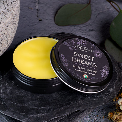 Chagrin Valley Soap & Salve Salve: Sweet Dreams Healing Salve Dark Slate Gray 2 fl oz Tin,1 fl oz Tin