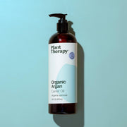 Plant Therapy Organic Argan Carrier Oil Body Care Light Steel Blue 16 oz