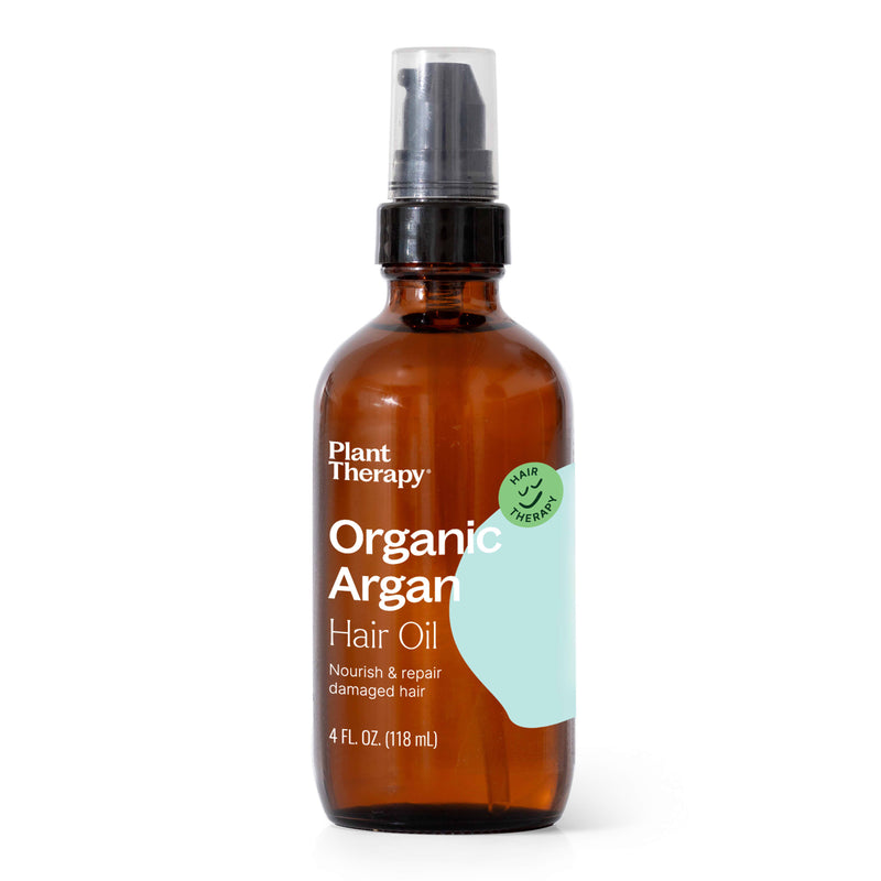 Plant Therapy Organic Argan Hair Oil Hair & Skin Care White Smoke 4 oz