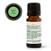 Plant Therapy Organic Basil Linalool Essential Oil Essential Oil White Smoke 10 mL