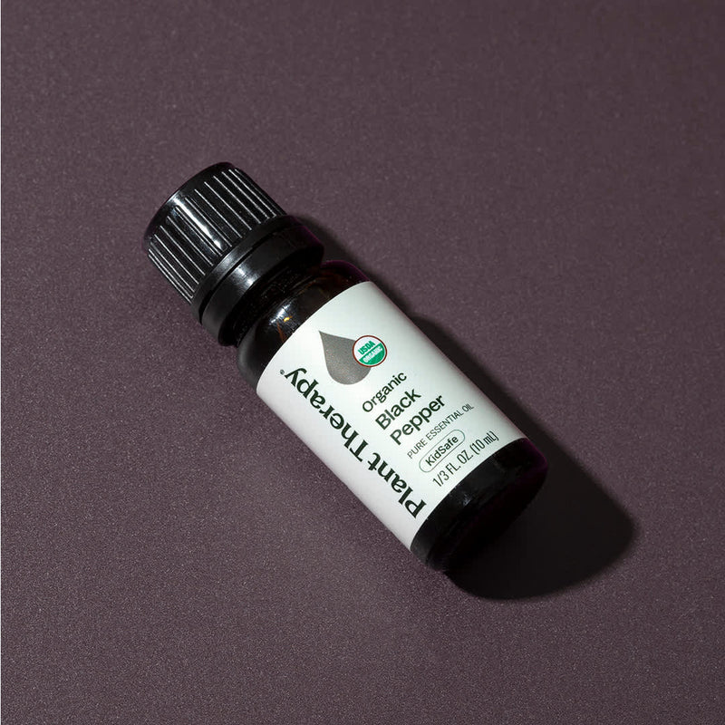 Plant Therapy Organic Black Pepper Essential Oil Essential Oil Dark Slate Gray 10 mL