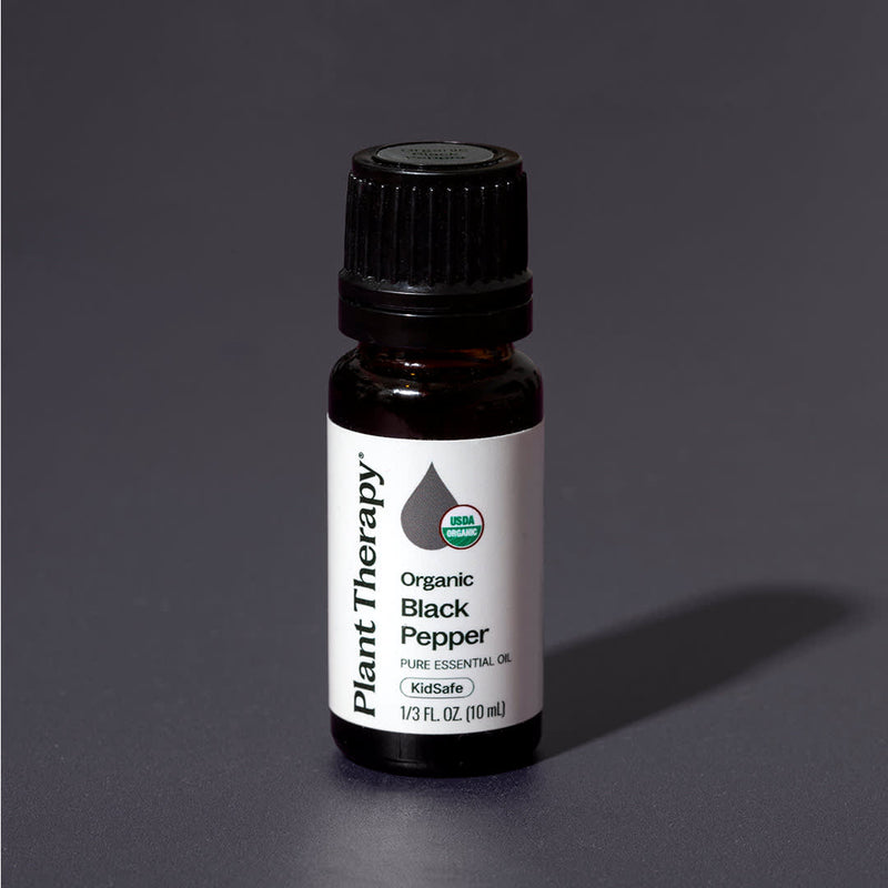 Plant Therapy Organic Black Pepper Essential Oil Essential Oil Dark Slate Gray 10 mL