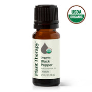 Plant Therapy Organic Black Pepper Essential Oil Essential Oil White Smoke 10 mL