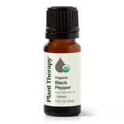 Plant Therapy Organic Black Pepper Essential Oil Essential Oil White Smoke 10 mL