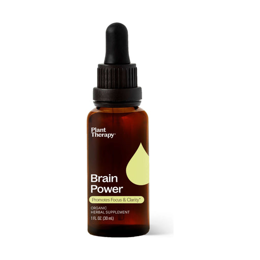 Plant Therapy Brain Power Organic Herbal Supplement Supplement Pale Goldenrod 30 mL