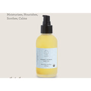 Lizush ORGANIC CALMING BABY OIL Nourishing, Soothing, Calming Antique White