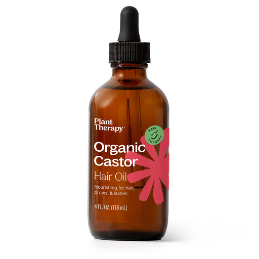 Plant Therapy Organic Castor Oil Hair & Skin Care Saddle Brown 4 oz