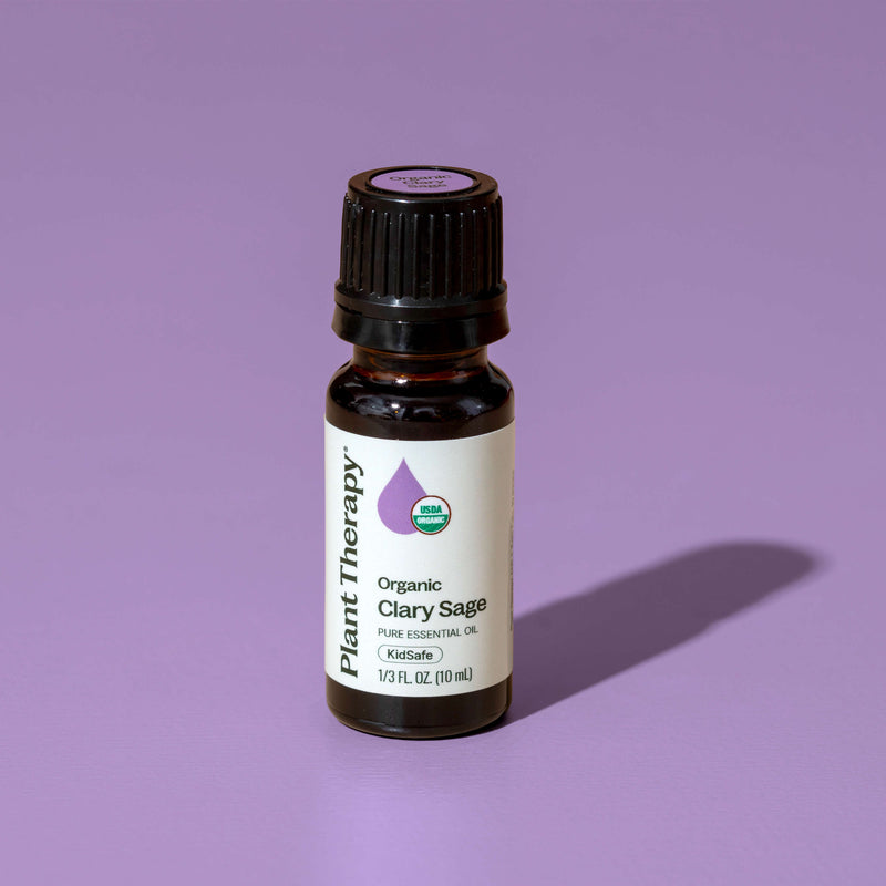Plant Therapy Organic Clary Sage Essential Oil Essential Oil Dark Gray 10 mL